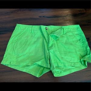 NEON JEAN SHORTS